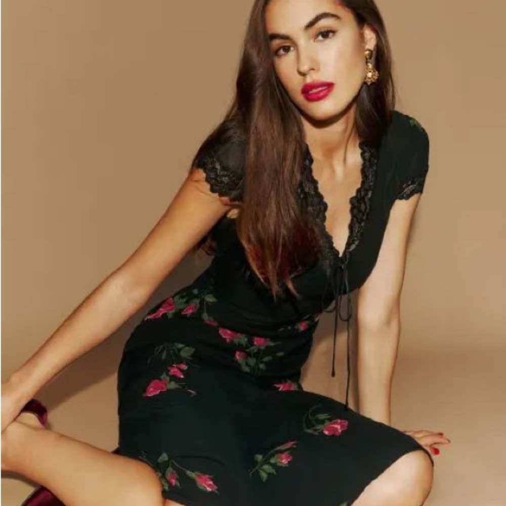 NWT Reformation Tiffie Midi Dress